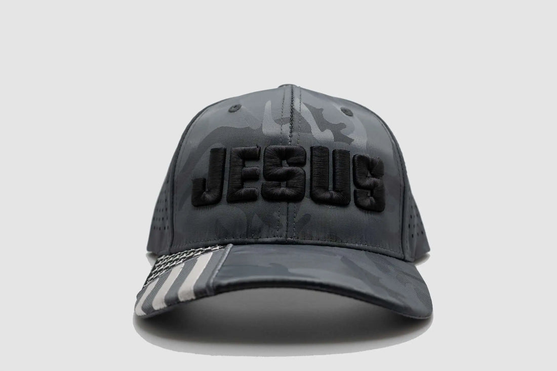 Jesus American Flag Caps